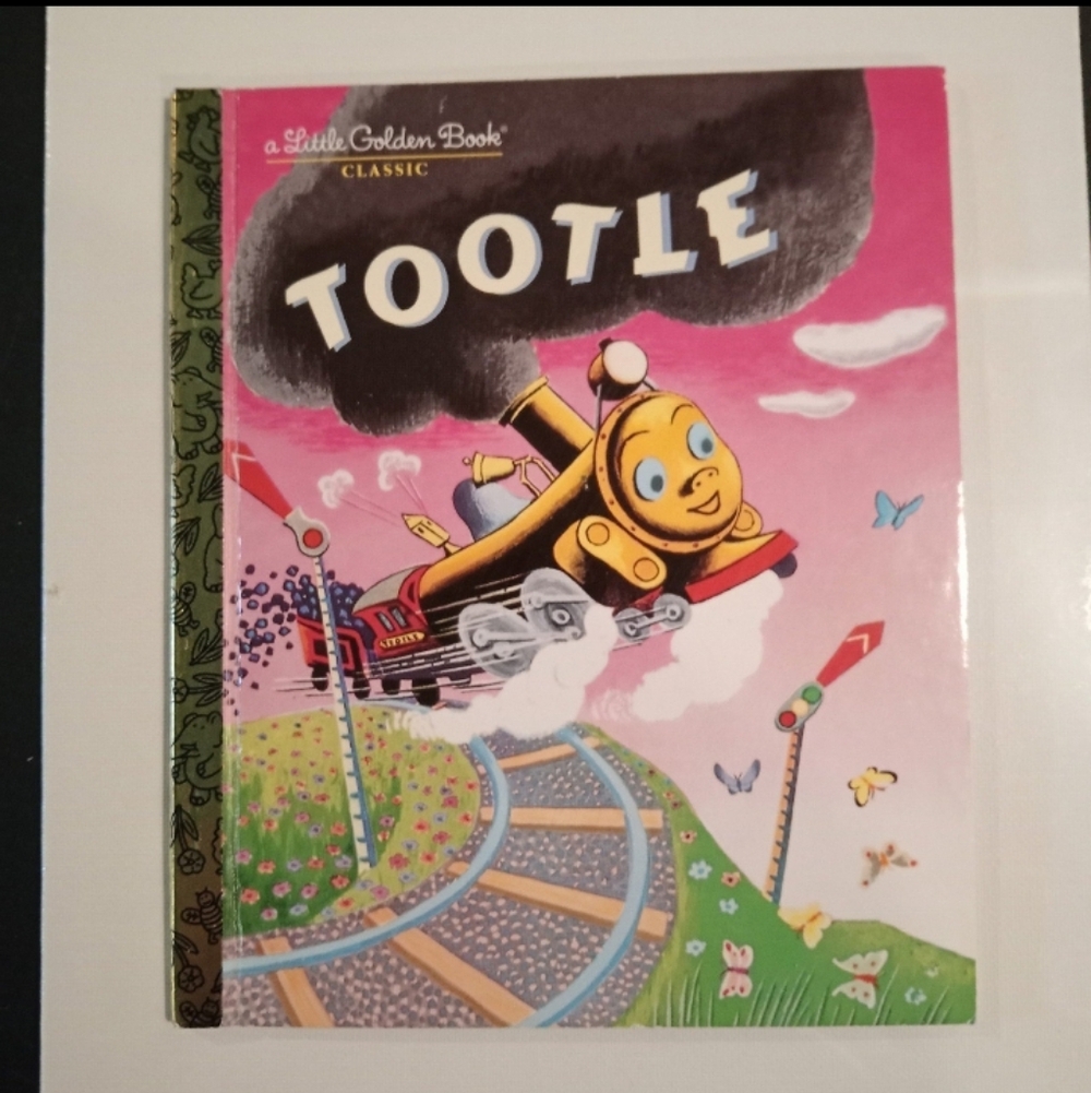 VTG 1973 TOOTLE THE TRAIN Little Golden Books Nice Condition Bedtime Stories